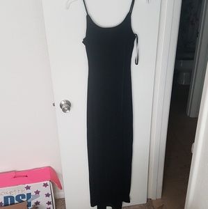 ROBERTA Navy Velvet Prom Dress